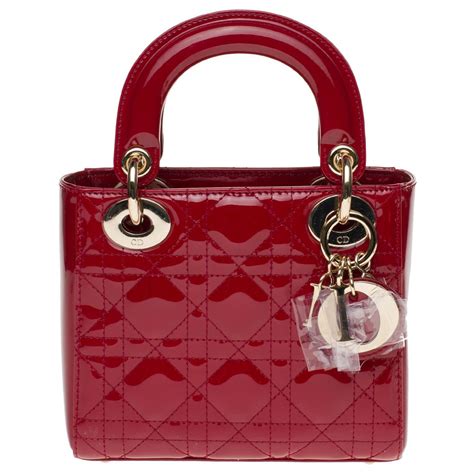 dior mini red|mini Dior tote bag.